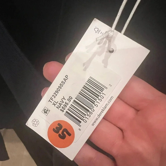 NWT Derek Lam 10 Crosby Anika Long Sleeve Pleated Midi Sweater Dress - Picture 11 of 11